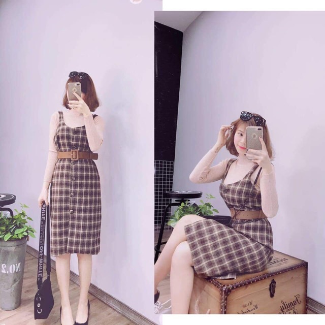 Sét váy yếm 3 thứ