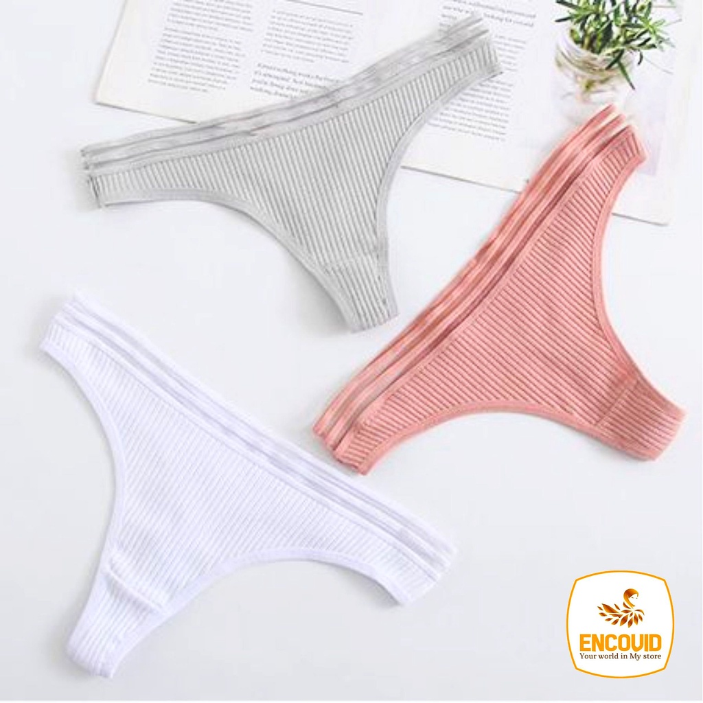 Quần lót nữ lọt khe đẹp dễ thương thể thao xuất Nhật cao cấp co giãn bốn chiều Sexy gợi cảm quyến rũ ENCOVID QKE26