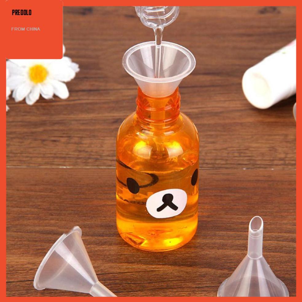 In Stock 2pcs Mini Tiny Plastic Funnels Perfume Diffuser Bottle Mini Liquid Oil Funnels