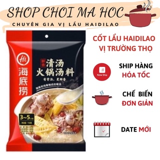 Gia vị nước lẩu trường thọ trắng sữa Haidilao