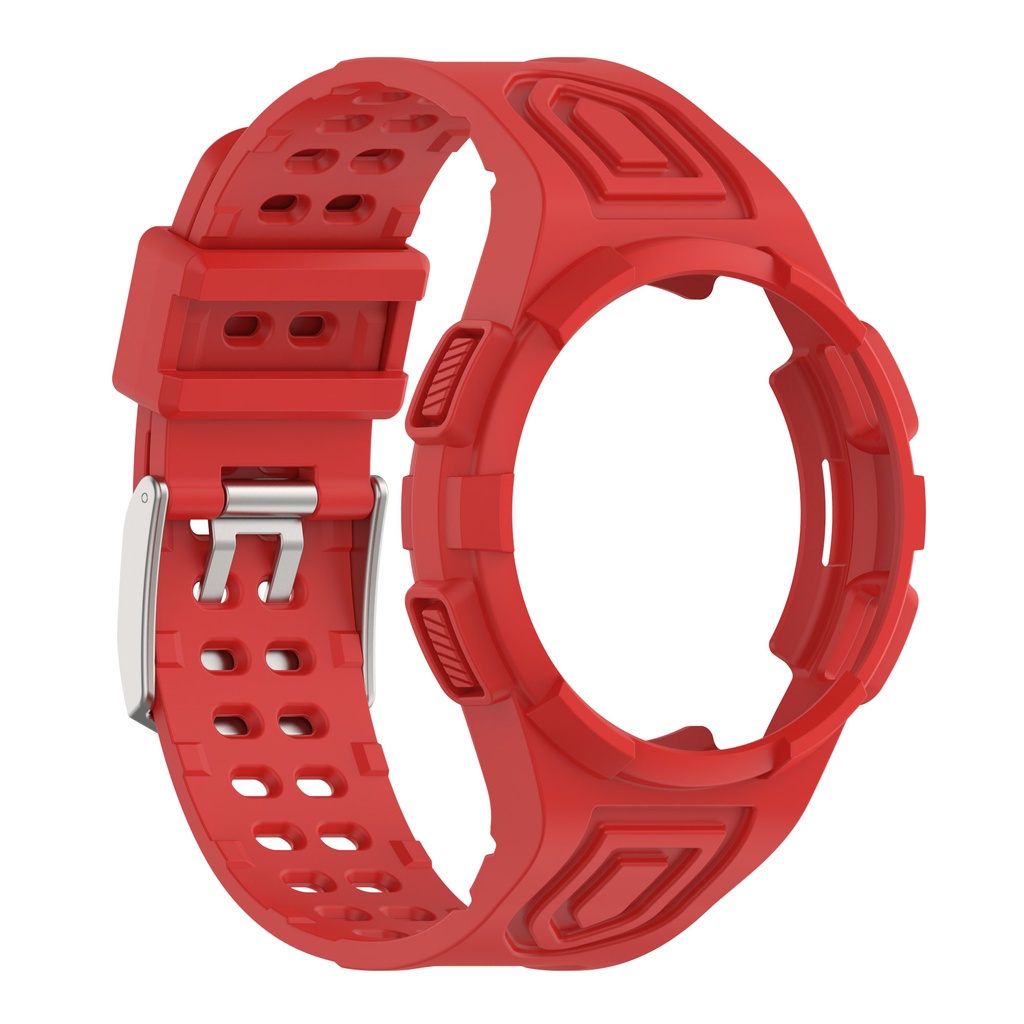 Ốp Bảo Vệ Đồng Hồ Thông Minh Samsung galaxy watch 4 40mm 44mm / Watch4 Classic 46mm 2 Trong 1 Bằng Silicone