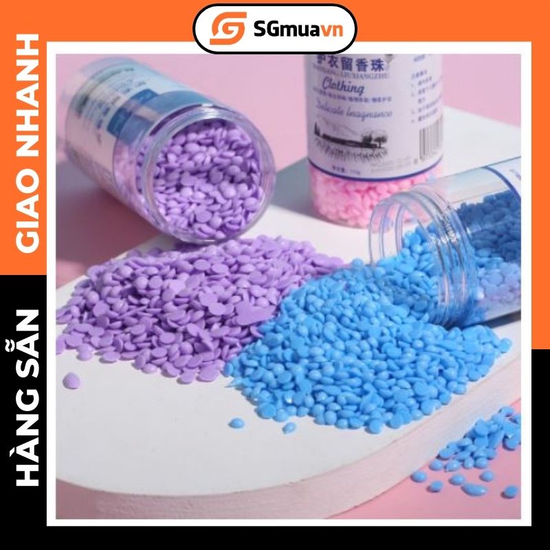 Hạt xả thơm quần áo, viên xả thơm quần áo thơm cực lâu, lưu hướng và làm mềm vải