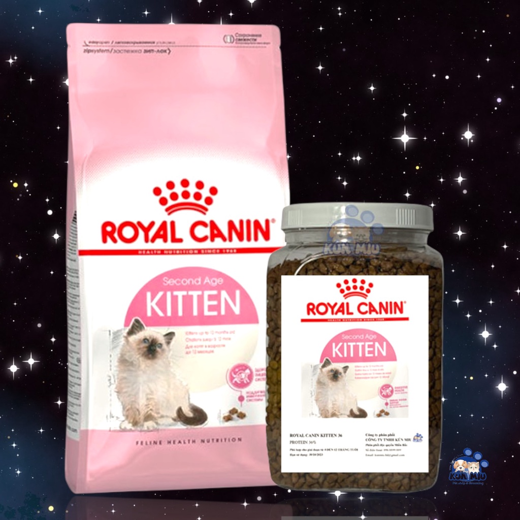 Thức ăn cho mèo,đồ ăn cho mèo của Pháp dành Cho Mèo Con Từ 4 - 12 Tháng Tuổi