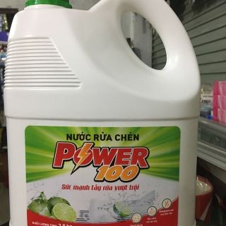 Nước rửa chén power 100 3.8 kg