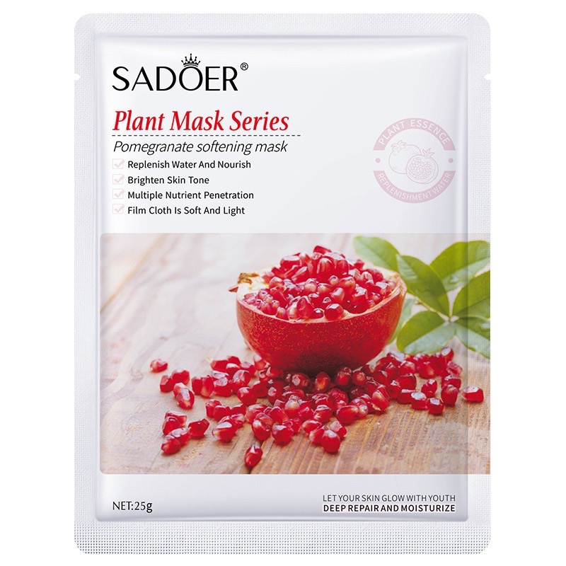 Mặt Nạ Trái Cây Sadoer Dưỡng Ẩm Trắng Da