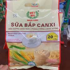 Bột Ngũ Cốc Sữa Bắp Canxi Việt Đài Gói 600 G