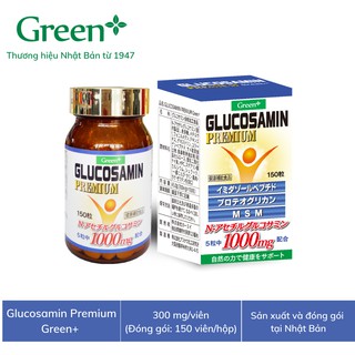 [Viên uống bổ xương khớp] Glucosamin Premium Green+ Xương chắc khỏe, Khớp linh hoạt
