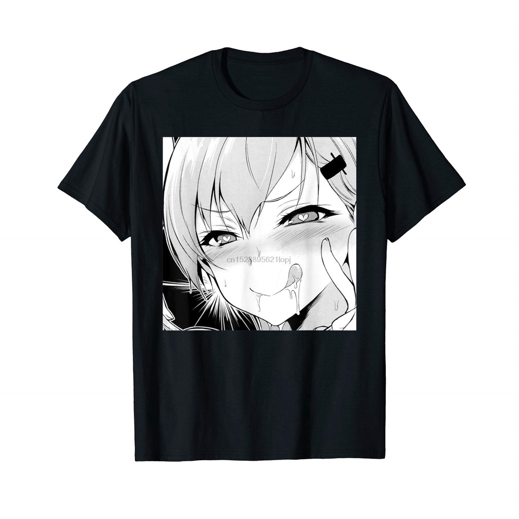 Áo thun in hình anime Lewd Ecchi Hentai Otaku Waifu