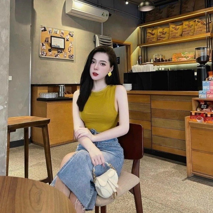 Set 3 áo ba lỗ chất thun tăm co dãn dễ phối vanmiushop