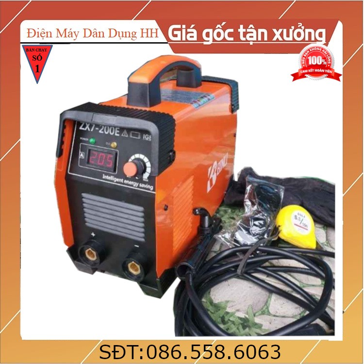 Máy hàn điện tử BINLI- ZX7-200E-MẪU MỚI 2021