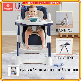 Ghế ăn dặm cho bé cao cấp có thể thay đổi nâng hạ độ cao dễ dàng, tiện lợi, chắn chắn cho bé