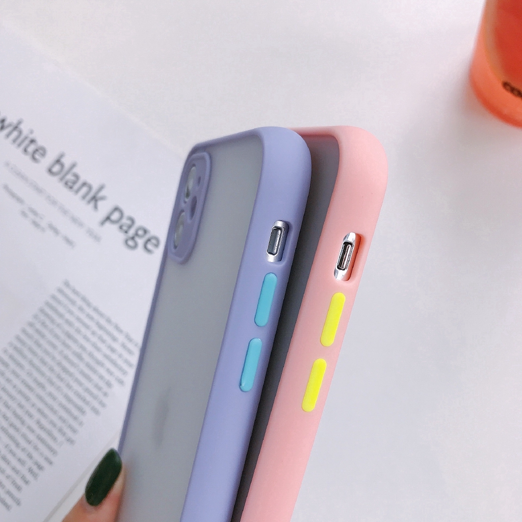Ốp điện thoại mặt nhám chống rơi vỡ màu sắc mới dành cho iPhone 11/Pro/Pro Max