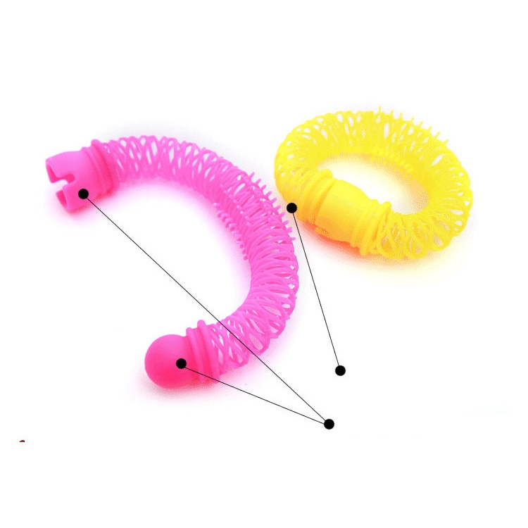 Bộ lô cuốn tóc lò xo không nhiệt 1 cái-6 cái/8 cái