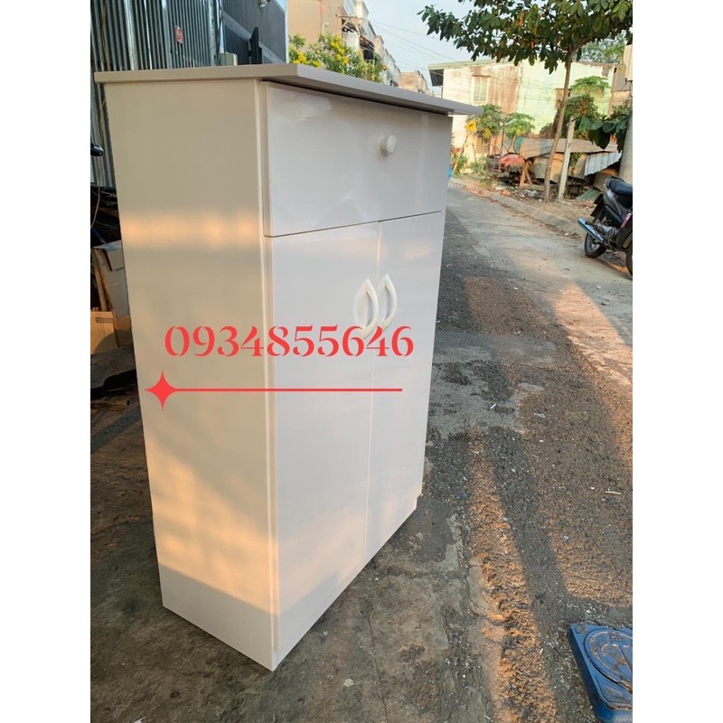 Tủ giày nhựa đài loan 2 cánh 1 hộc kéo