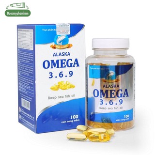 Dầu cá Alaska Omega 3.6.9 - Giúp bổ não, bổ mắt, đẹp da, tăng cường thị lực, sáng mắt