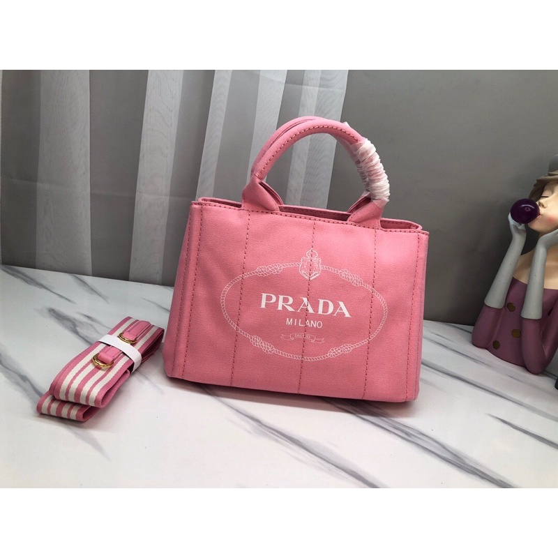 Túi xách nữ kèm dây đeo tháo rời thương hiệu Prada cao cấp mẫu mới