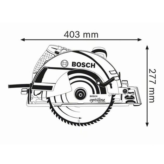 [HÀNG CHÍNH HÃNG] Máy Cưa Đĩa Bosch GKS 235 Turbo