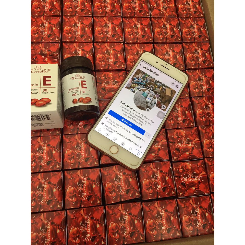 Vitamin E đỏ nga 400mg