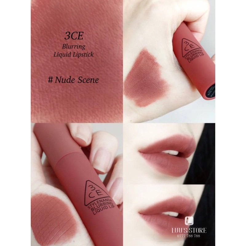 Son Kem 3CE Blurring Liquid Lip