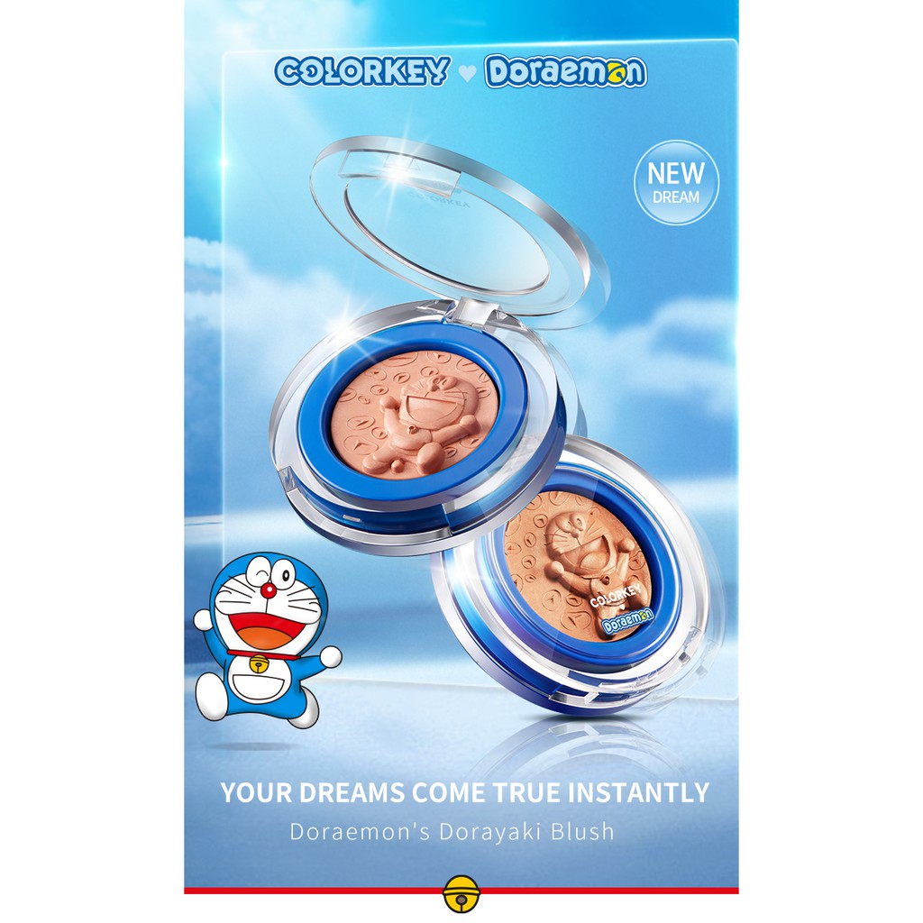 Phấn Đánh Má Colorkey Dòng Doraemon Cao Cấp Cho Nữ 6g | BigBuy360 - bigbuy360.vn