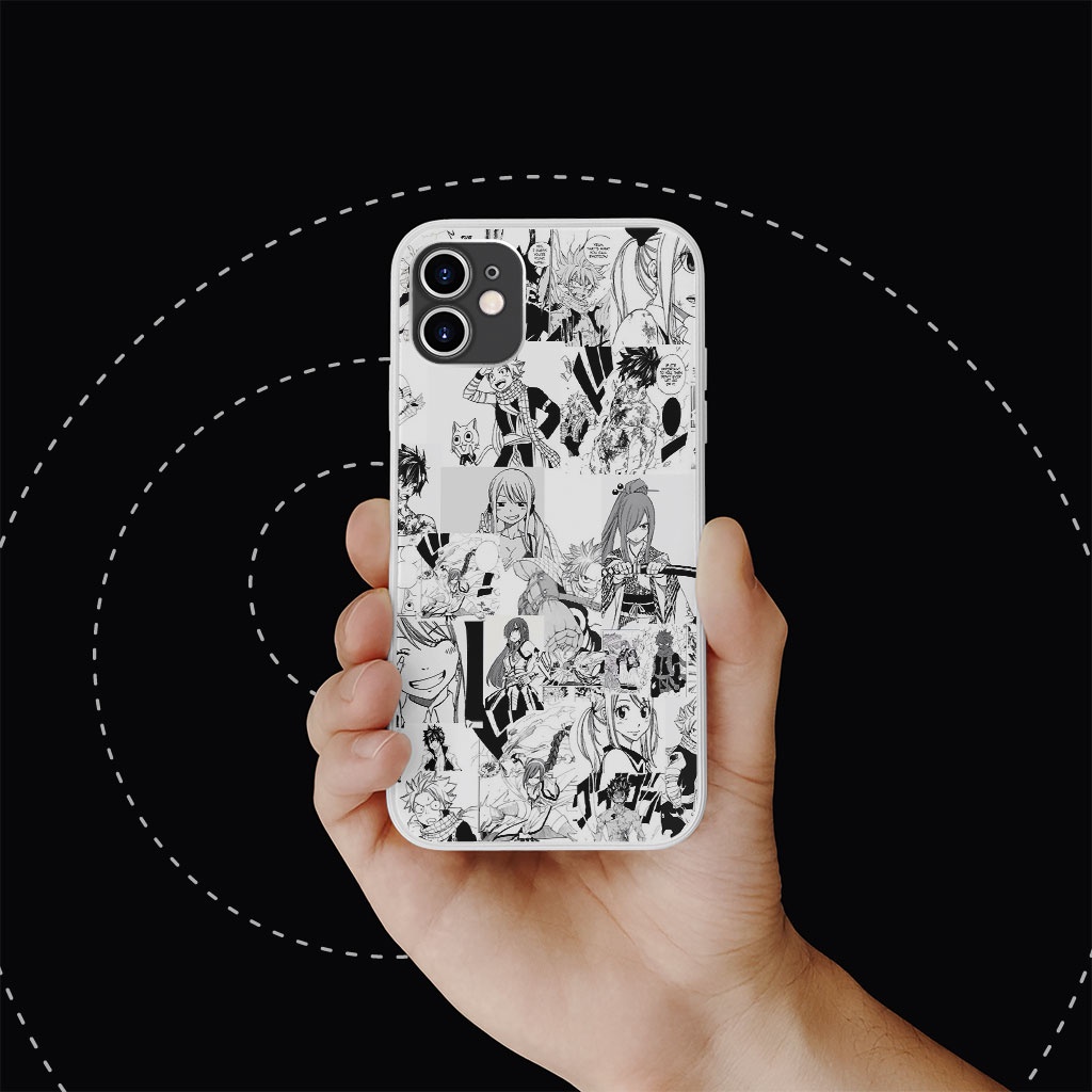 Ốp Lưng Fairy tail manga collage iphone case  cho Iphone 5 6 7 8 Plus 11 12 Pro Max X Xr PAP20210943