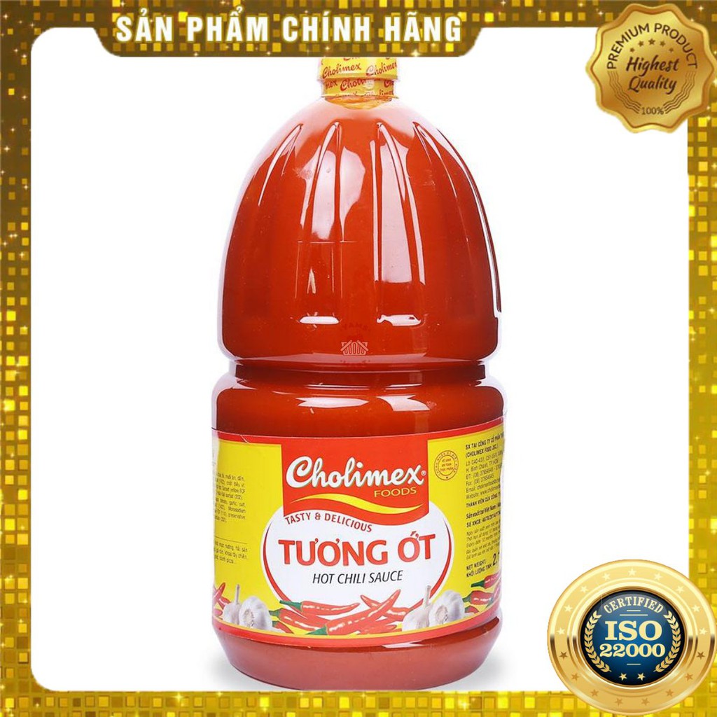 [ Yams Mart ] Tương Ớt Cholimex Chai PET 2.1 KG