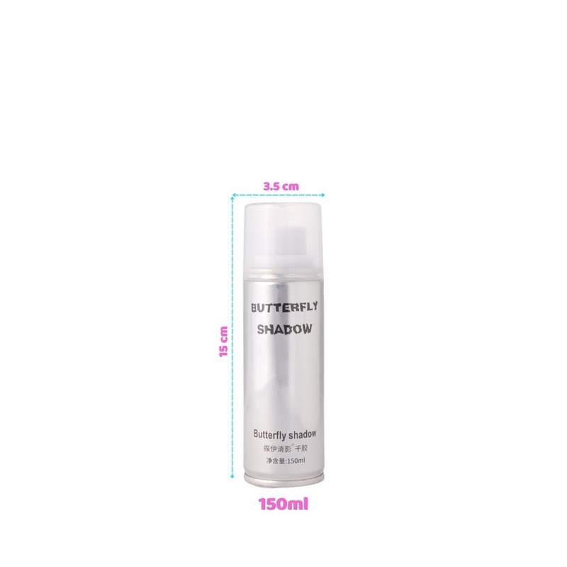 Gôm Xịt Tóc BUTTERFLY SHADOW 320ml 11.4 Oz Gôm Bạc