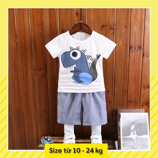 Thời trang quần áo trẻ em set Bộ thun ngắn tay cotton bé trai 2,3,4,5,6,7,8 tuổi siêu xinh