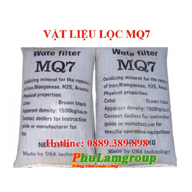 Vật liệu quặng Mangan xử lý nước nhiễm phèn, khử sắt gói 5kg