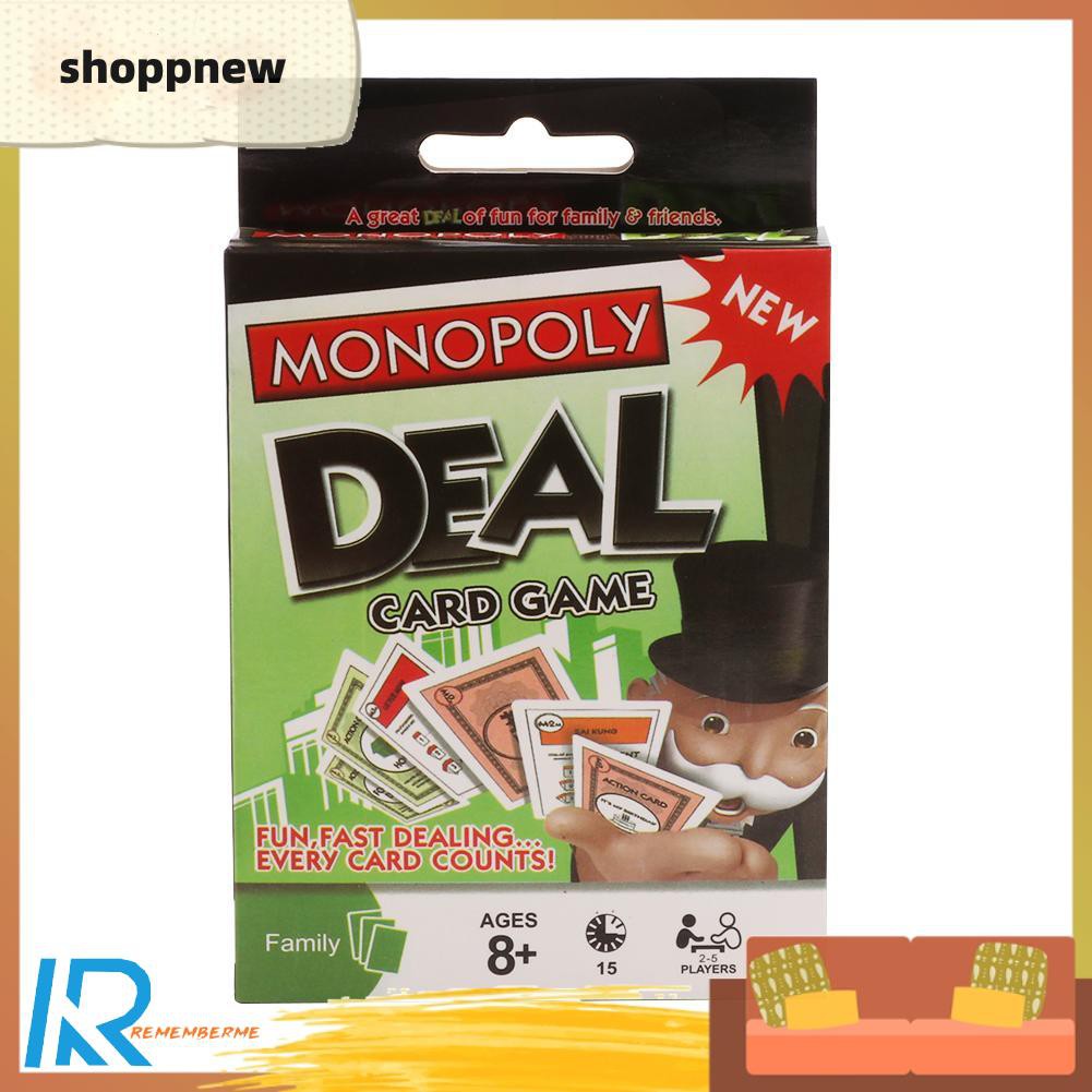 1 Hộp Card Chơi Game Monopoly