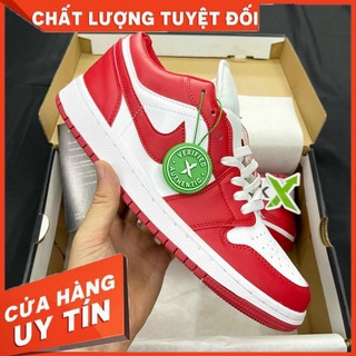 (FREESHIP + ẢNH THẬT 1.1) Giày Jodan low 1 Đỏ trắng