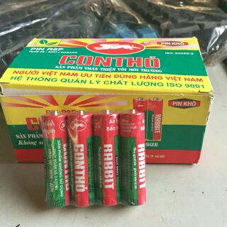 Pin tiểu AA con thỏ ( Vỉ 4 cục)