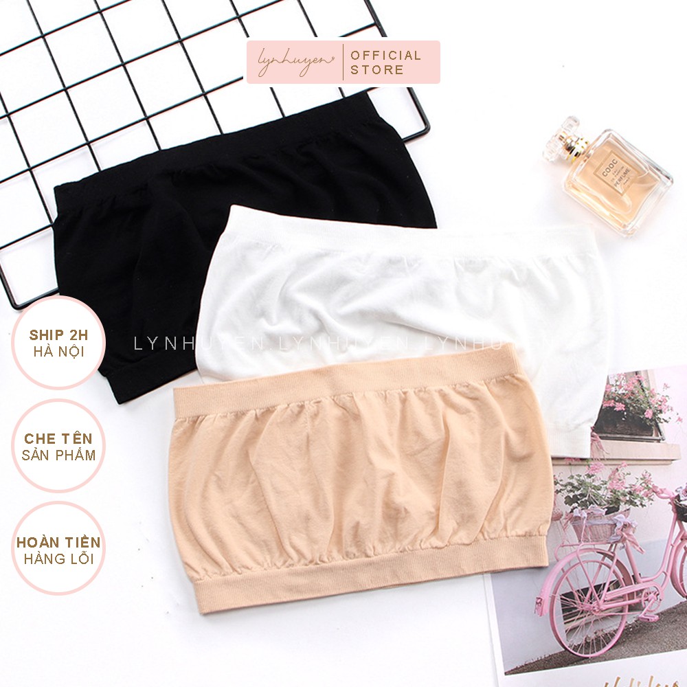 Áo Quây Ngực Không Dây Nữ Cotton Lynhuyen - 3 Màu - AB015