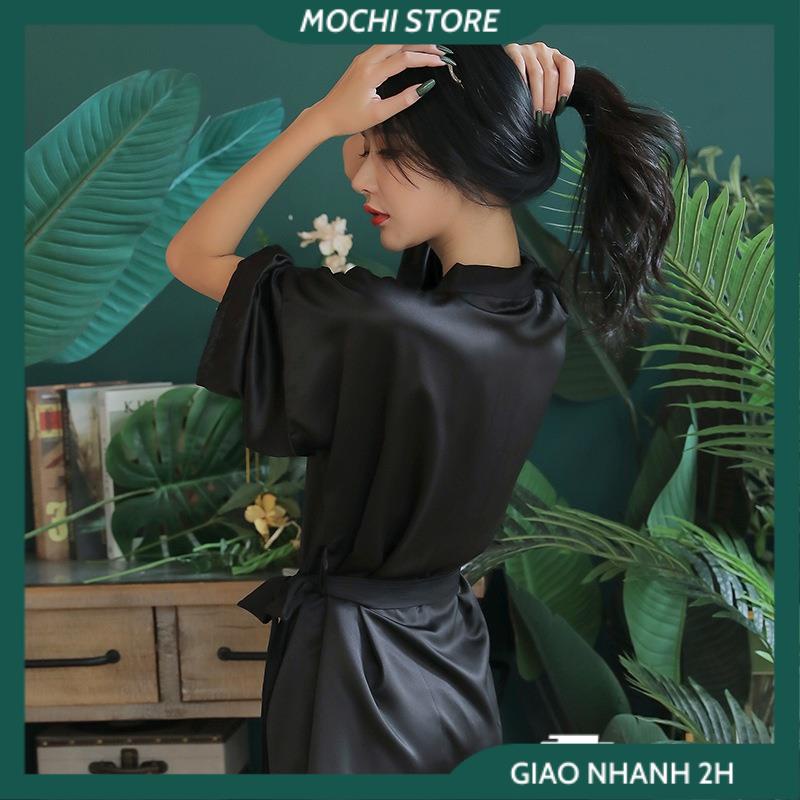 Áo Choàng Ngủ Kimono Lụa , Áo Choàng Tắm Nữ Chất Lụa Satin Nhiều Màu Phong Cách Nhật Bản Mới Gợi Cảm Cho Bạn Nữ. | BigBuy360 - bigbuy360.vn