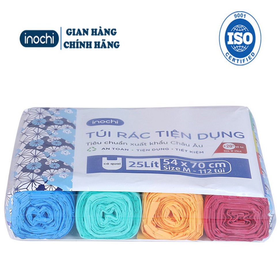 [ 4 Cuộn ] Túi Rác Tự Huỷ - tiện dụng Soji Dạng Cuộn Màu Đen giúp nhà trở nên gọn gàng sạch