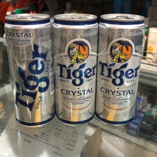 Bia Tiger Bạc Crystal Lon 320ml