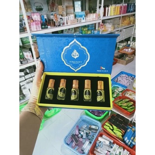 SET TINH DẦU (5 Chai) NƯỚC HOA DUBAI DẠNG LĂN