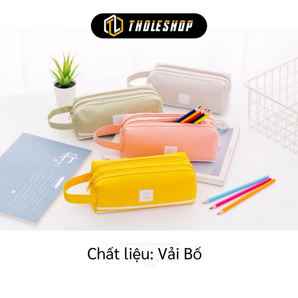 [SGD] Hộp Đựng Bút - Túi Đựng Bút 2 Ngăn Có Sức Chứa Lớn Phong Cách Hàn Quốc Cho Bé 7920