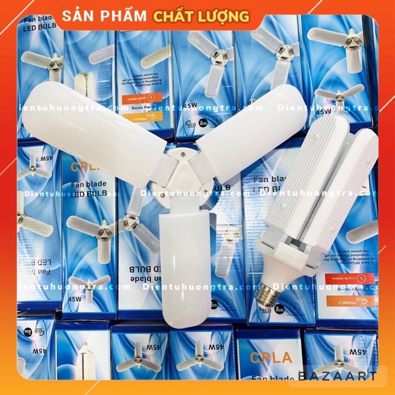 Bóng đèn led 45w cánh quạt siêu sáng-đuôi E27