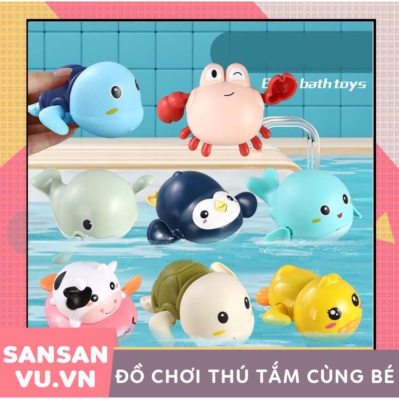 TỔNG HỢP Đồ chơi nhà tắm phun nước thả bồn chậu tắm con cua trứng gà phun nước cho bé gái - trai 2 3 4 5 6 tuổi