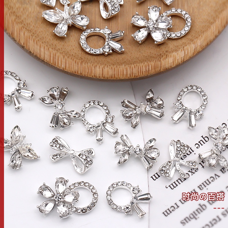 Miếng Dán Trang Trí Móng Tay Bằng Hợp Kim Phong Cách Nhật Bản Thời Trang