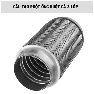Ống ruột gà ống xả ô tô phi 78 (Đường kính 78)