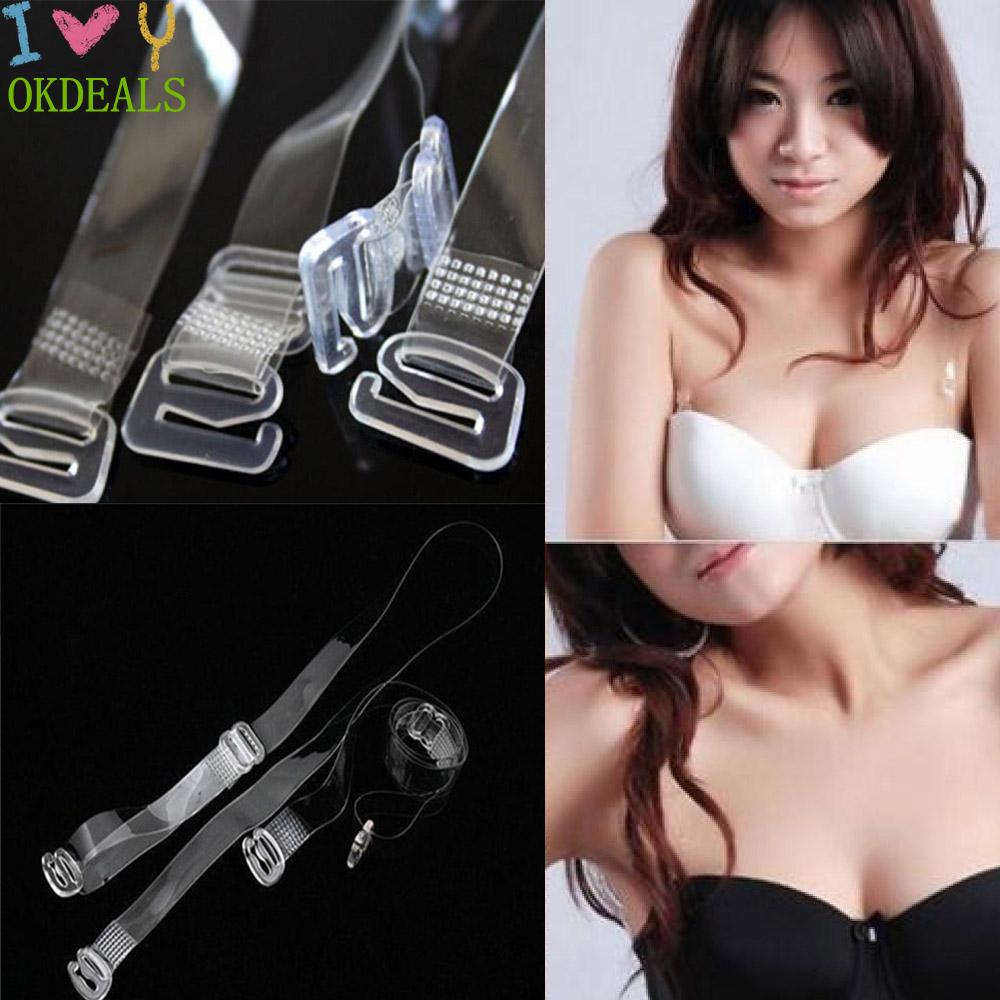 Dây Áo Ngực Trong Suốt 1.5CM Có Thể Điều Chỉnh Thời Trang Cho Nữ