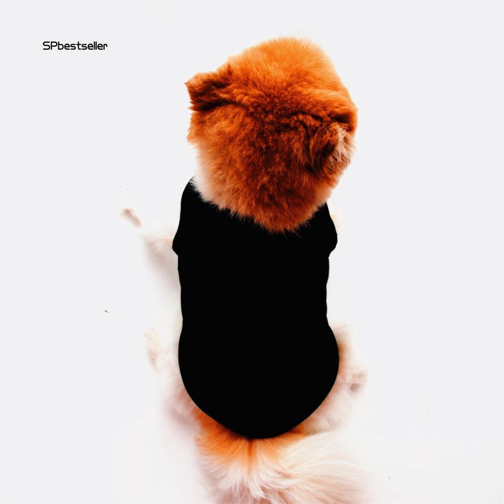 Áo Không Tay Cho Thú Cưng Vải Màu Trơn Vải Mềm Mại Thoáng Khí