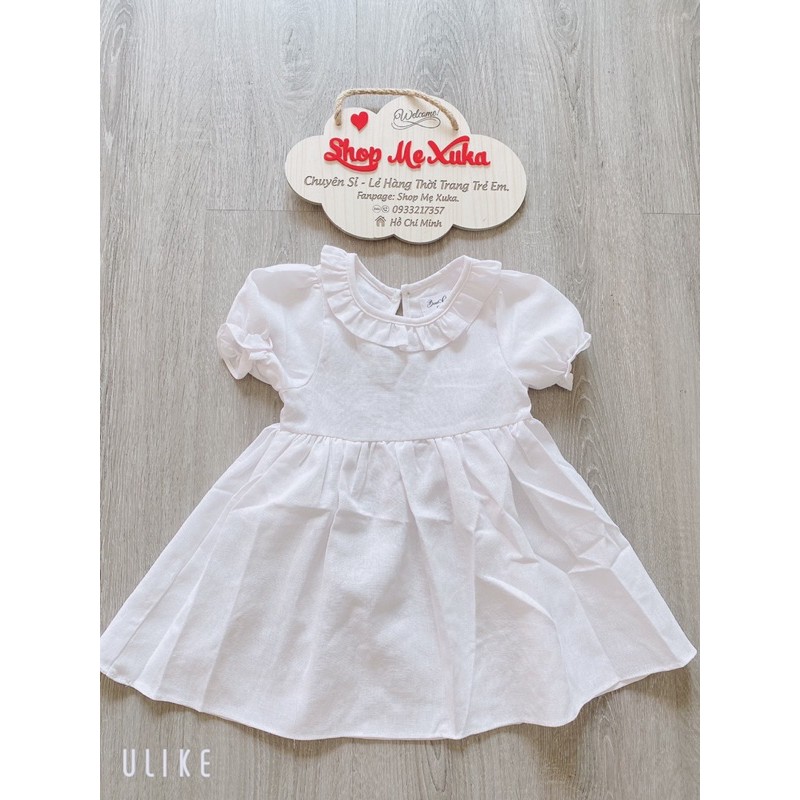 Đầm trắng công chúa hoàng gia bé gái