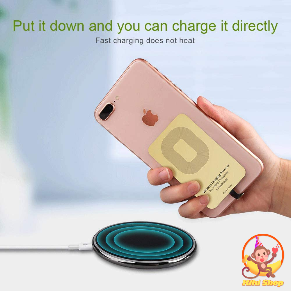 Wireless Charging Receiver for IPhone 5 6 7 Plus SE Android Samsung Micro Ultra-Slim Type-C 5W Wireless Charge adapter