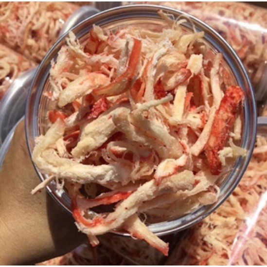 Mực sợi hấp nước dừa loại 1 - hũ 1 kg