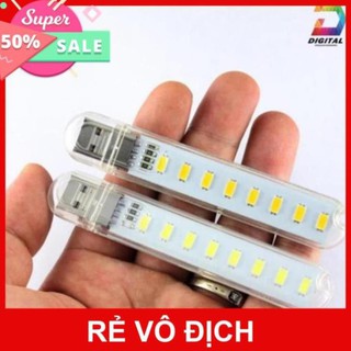 [Combo 2 Đèn Led] Đèn Led Mini 8 Bóng Siêu Sáng Cổng USB