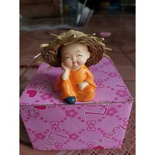 [Giá Buôn] BỘ TƯỢNG 4 ĐIỀU KHÔNG ĐỘI NÓN RƠM