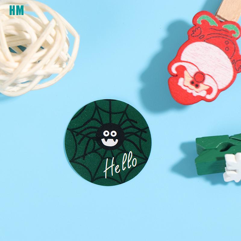 HANDMADE Nhãn Dán Trang Trí Bánh Kem Phong Cách Halloween